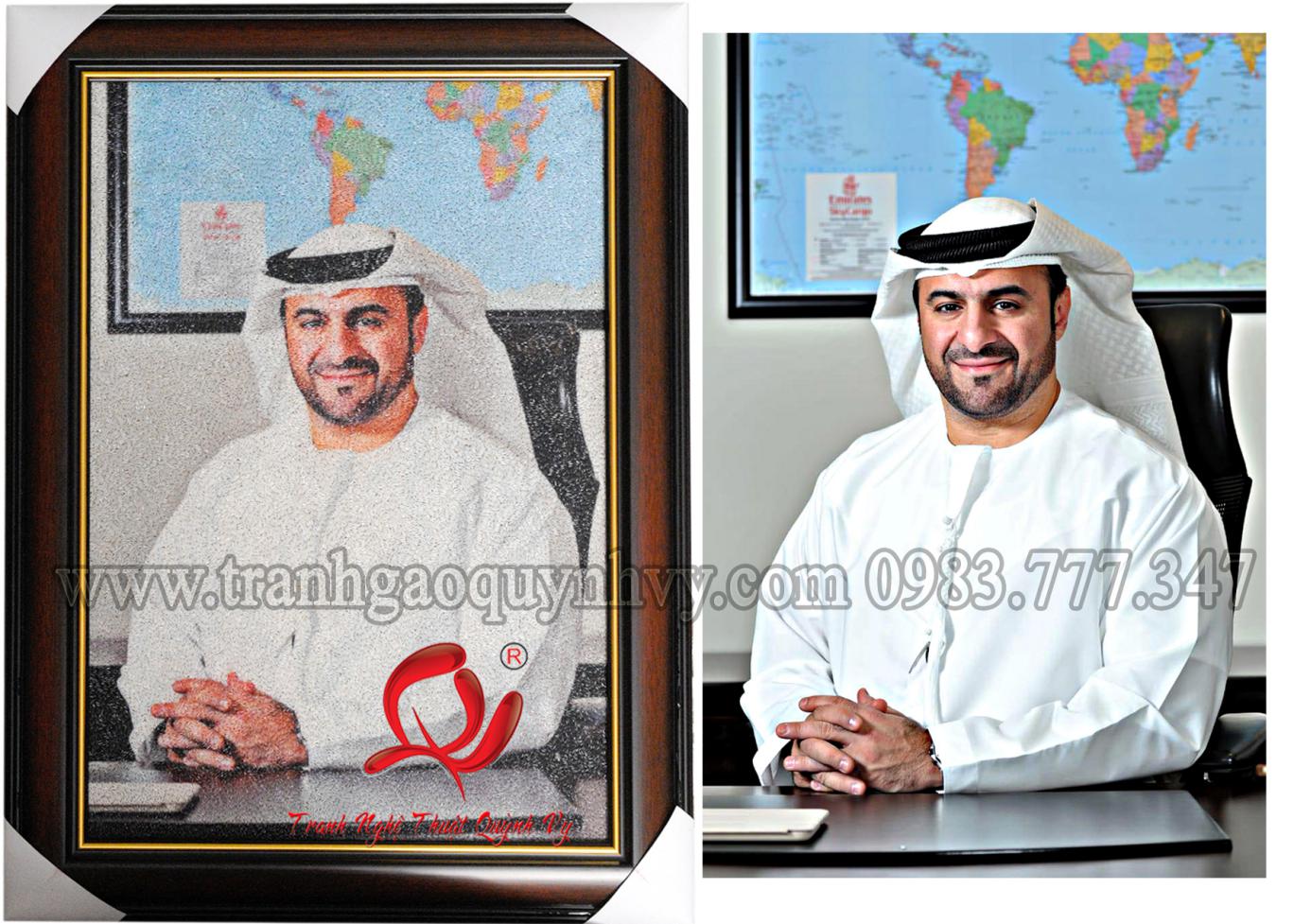 Chân Dung 1 người Dubai
