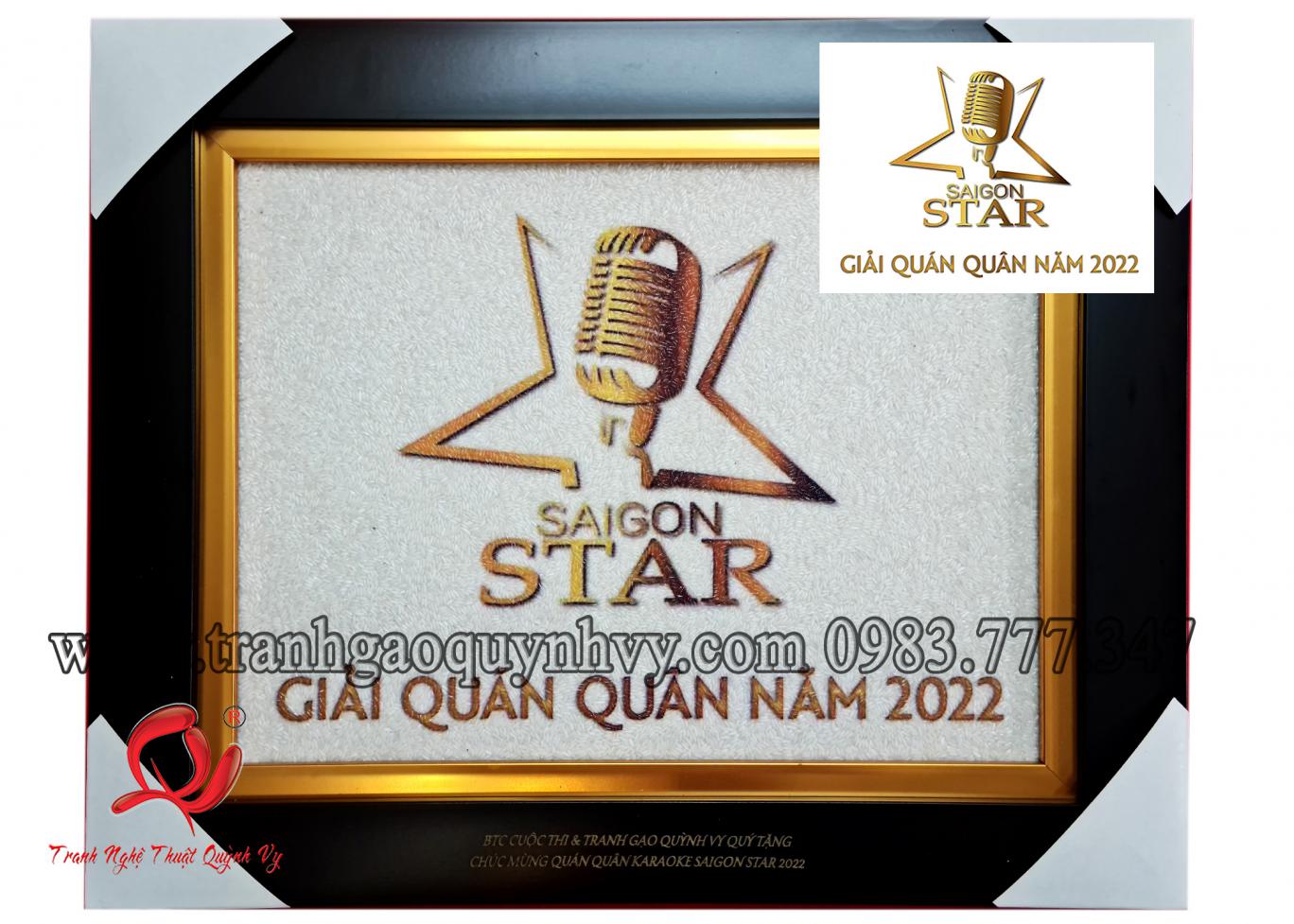 Tranh Logo Saigon Star 2022 - 30 x 40