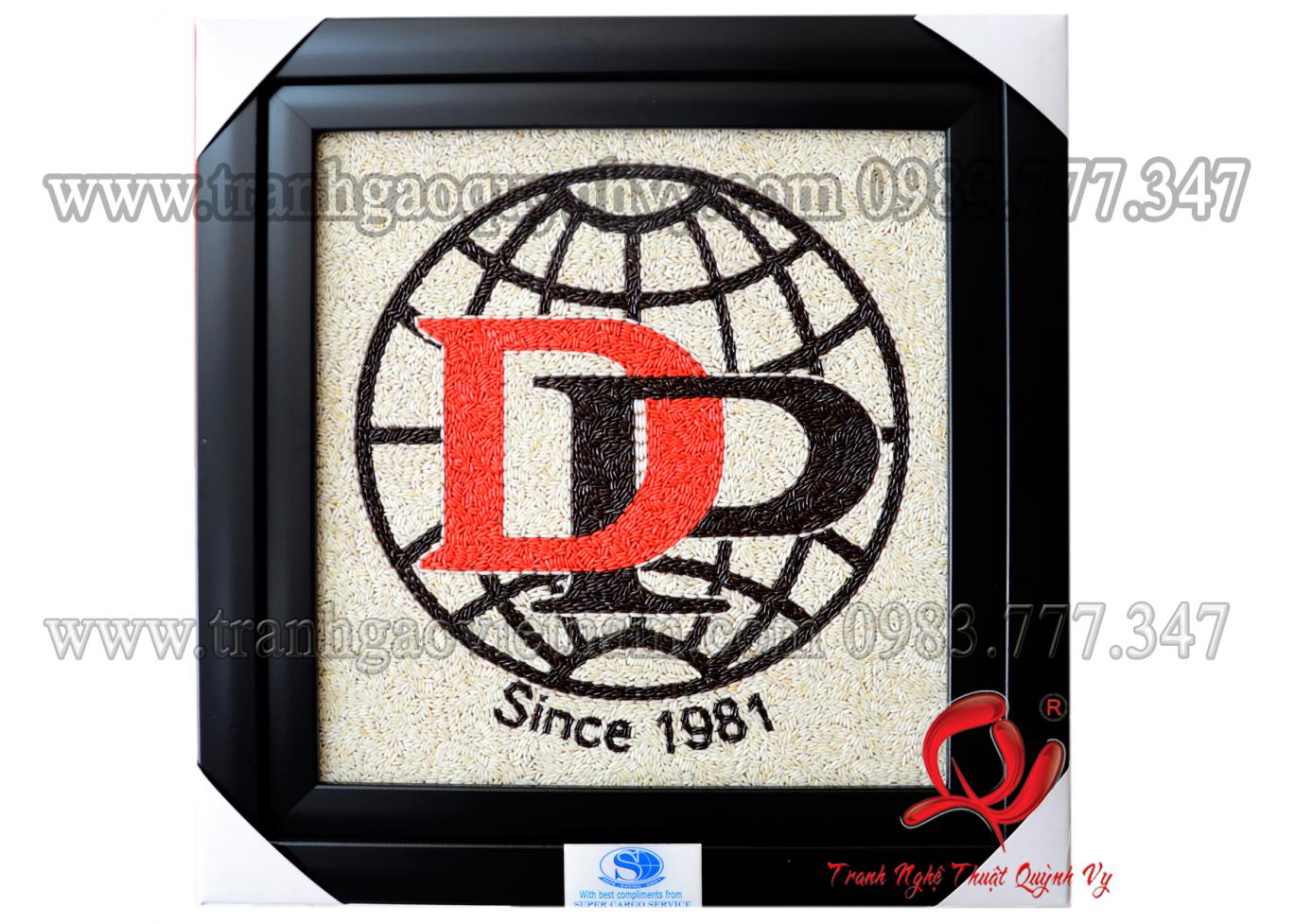 Tranh Gạo Logo DP 30 x 30

