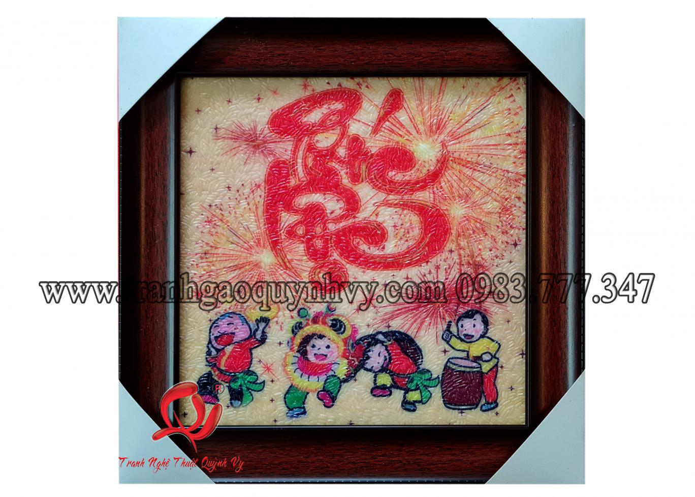 Tranh Phúc Lộc 20 x 20
