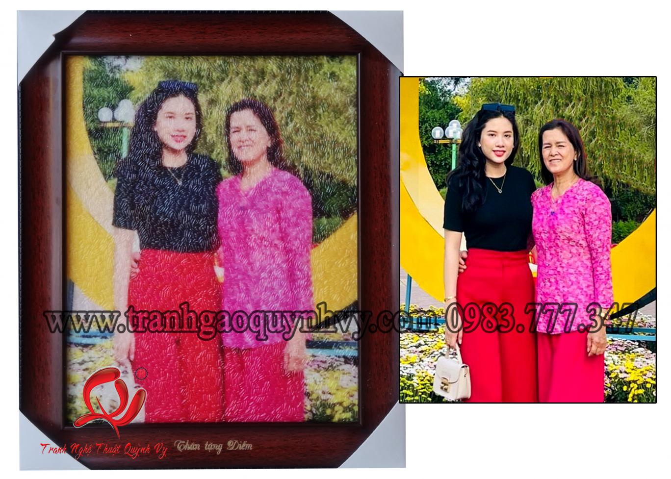 Chân Dung 2 người 22 x 28
