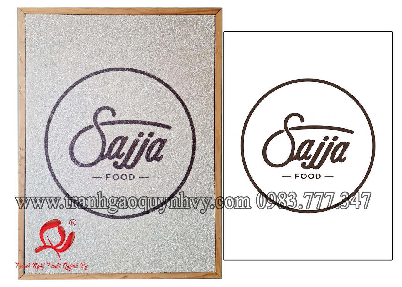 Tranh Logo Sajja - 56 x 76