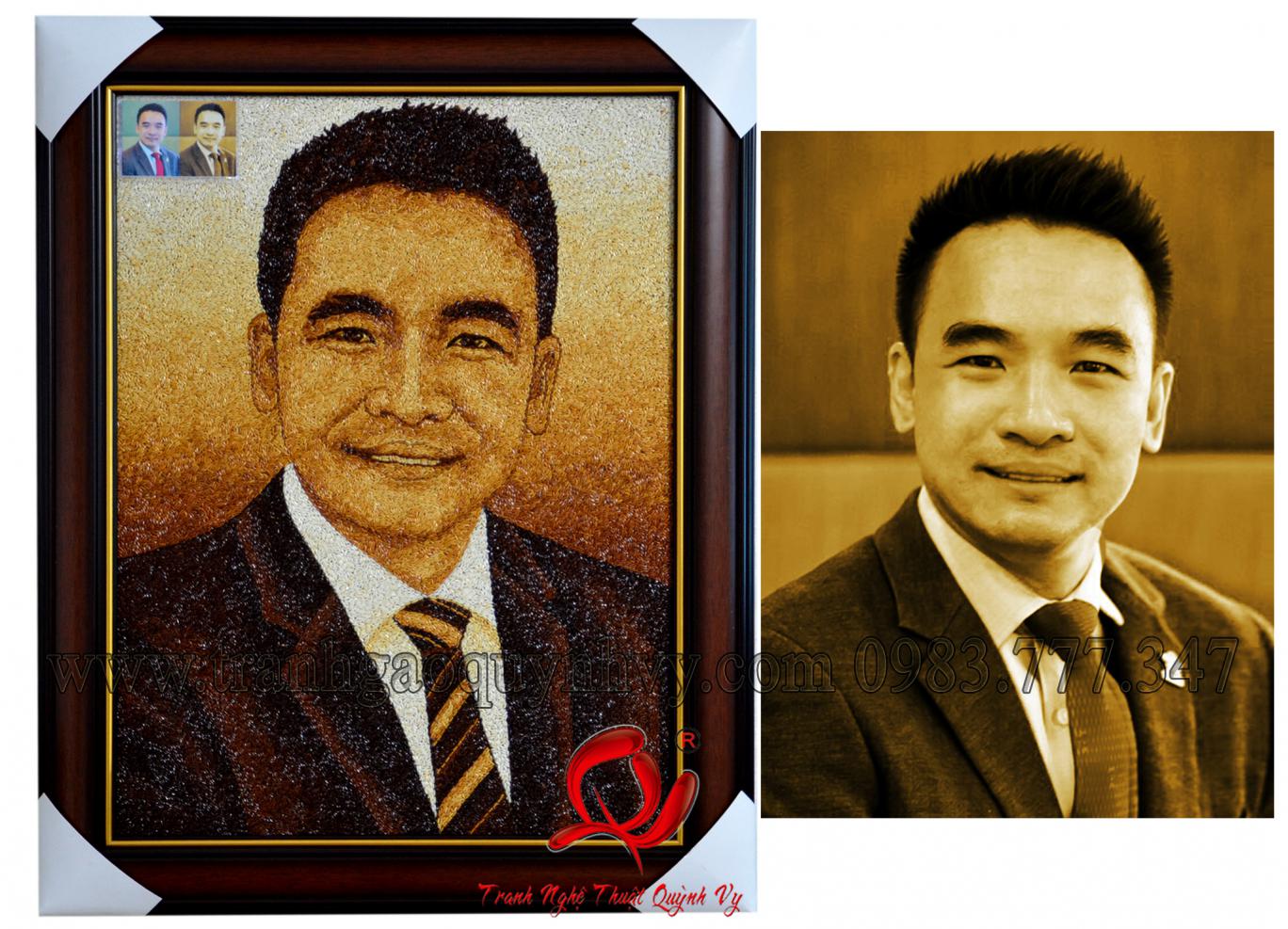 Chân Dung 1 người - 45 X 55
