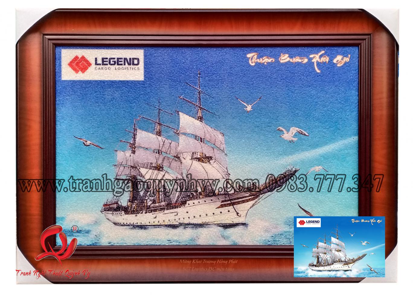 Thuận Buồm Xuôi Gió - Logo - 40x 60
