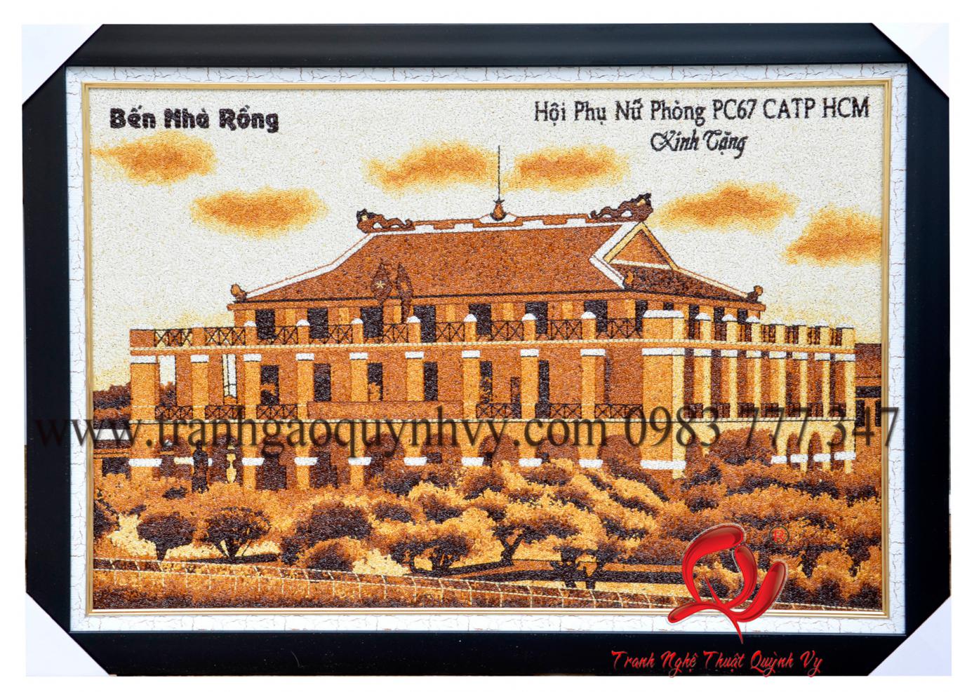 Tranh Gạo Bến Nhà Rồng
