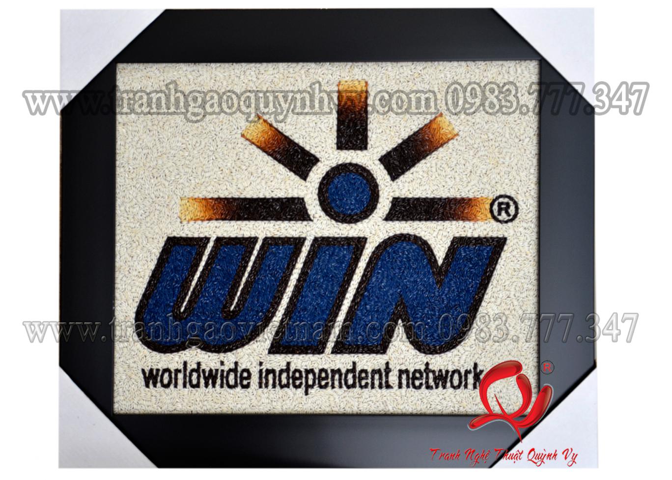 Tranh Gạo Logo WIN
