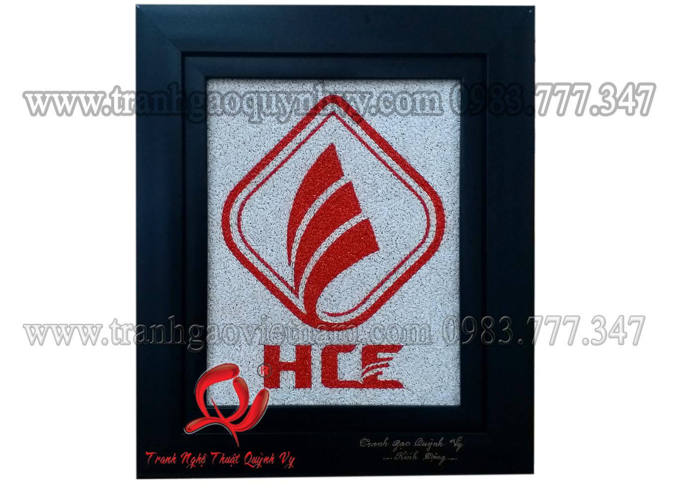 Tranh Gạo Logo Trường Cao Đẳng Kinh Tế
