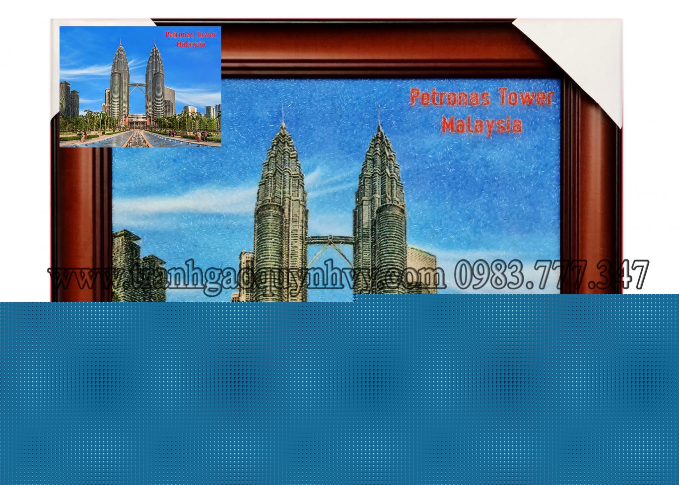 Tòa Tháo Petronas - Malaysia 30 x 40
