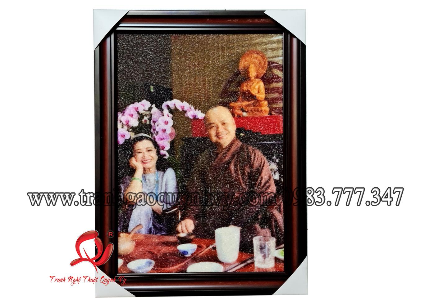 Chân Dung 2 người 35 x 50
