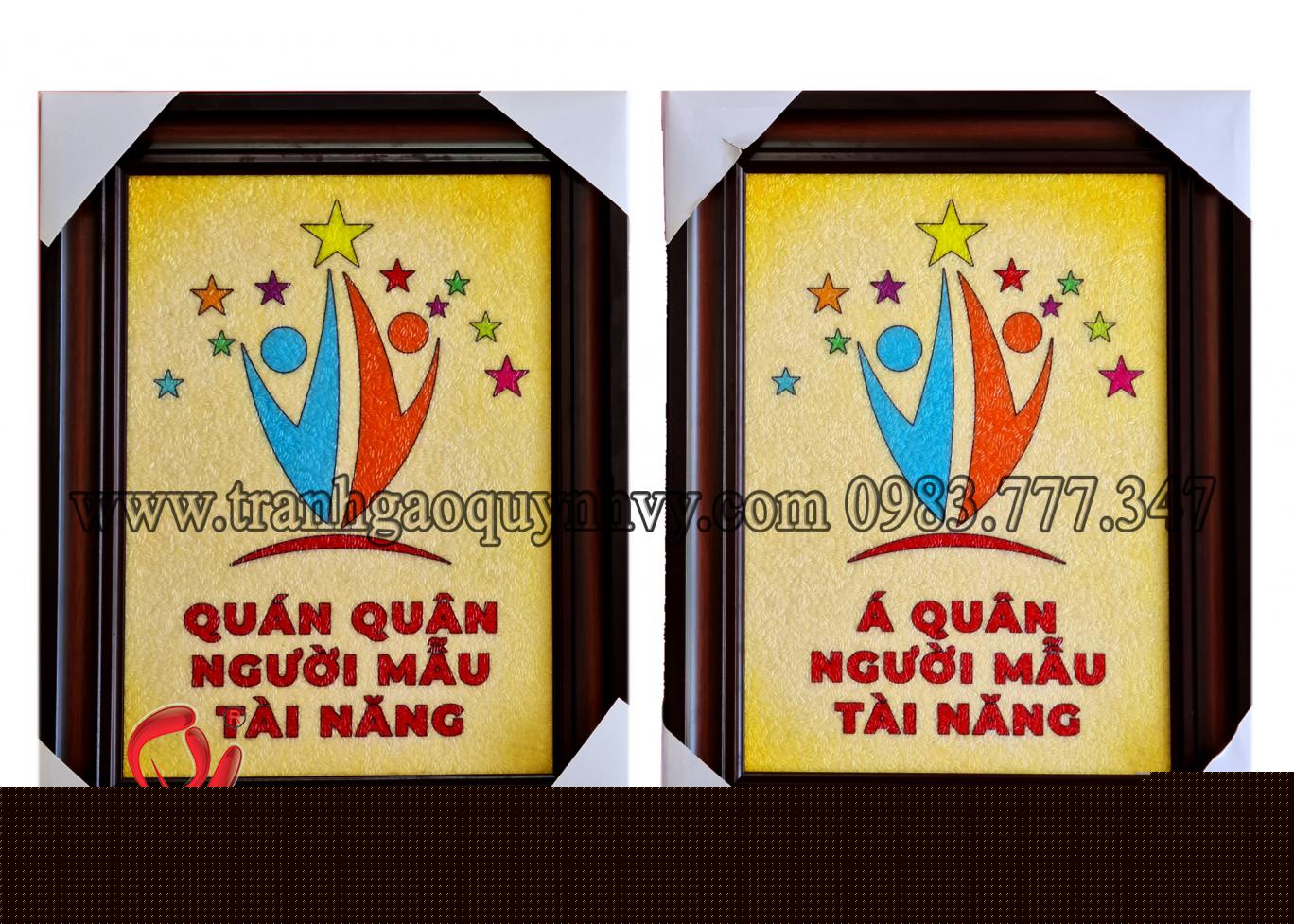Bằng Khen Người Mẫu Tài Năng 25 x 35
