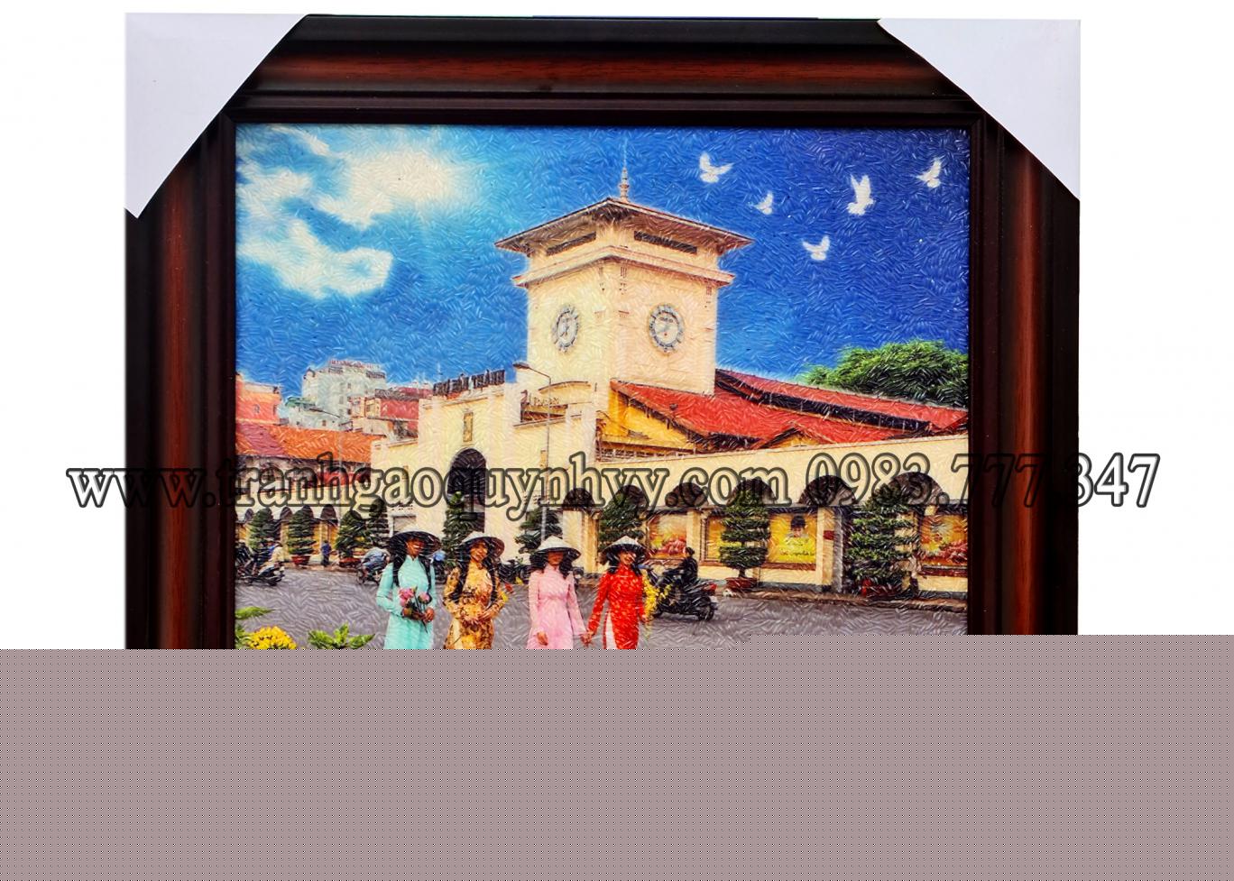 Chợ Bến Thành - 28 x 32
