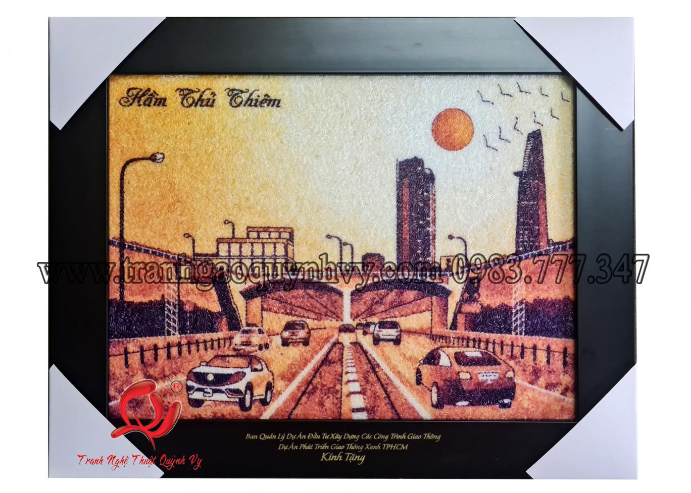 Hầm Thủ Thiêm - 30 x 40
