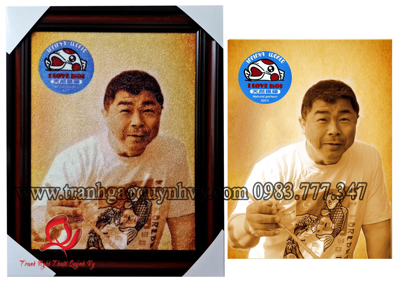 Chân Dung 1 người - Logo KOI IPP - 30 x 40
