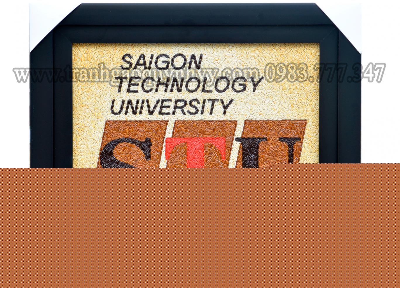 Tranh Gạo Logo Trường Đại Học STU
