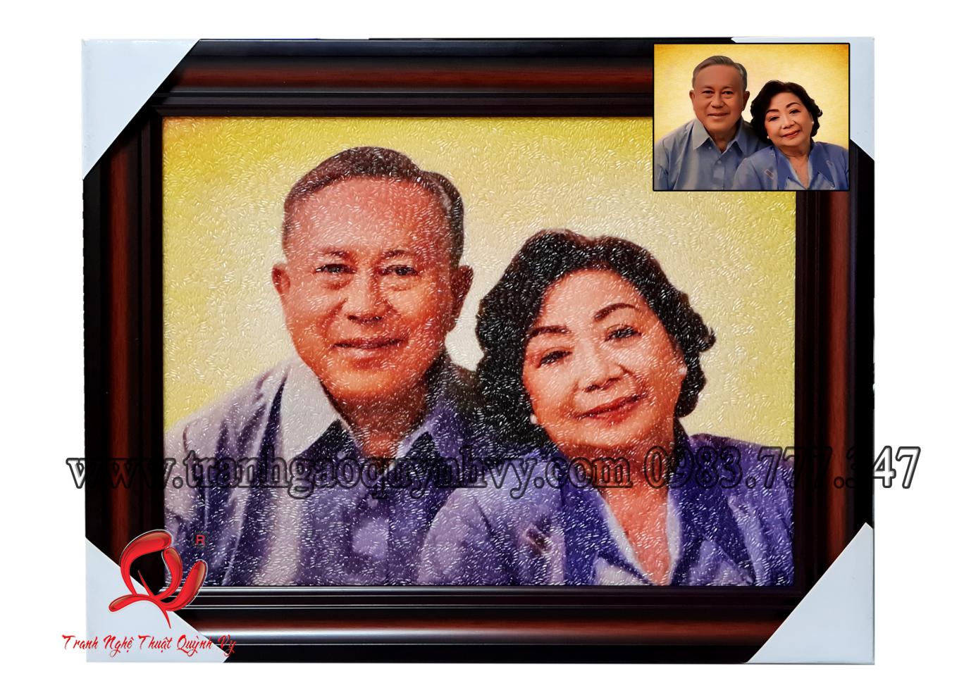 Chân Dung 2 người 30 x 40
