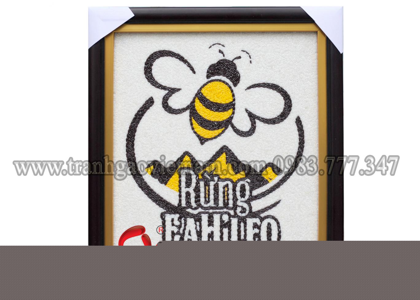 Tranh Gạo Logo - 28 x 32
