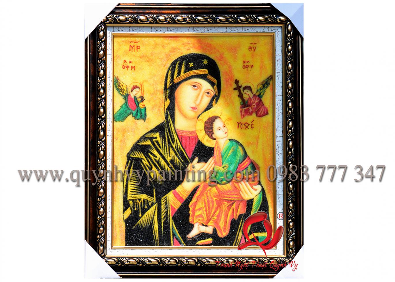 Đá Quý Mẹ Maria 30 x 40
