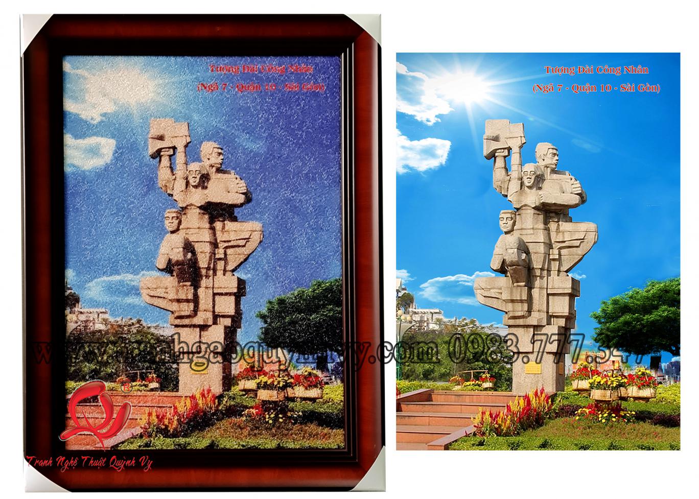 Tượng đài Công Nhân Ngã Bảy - Quận 10 - 50 x 70