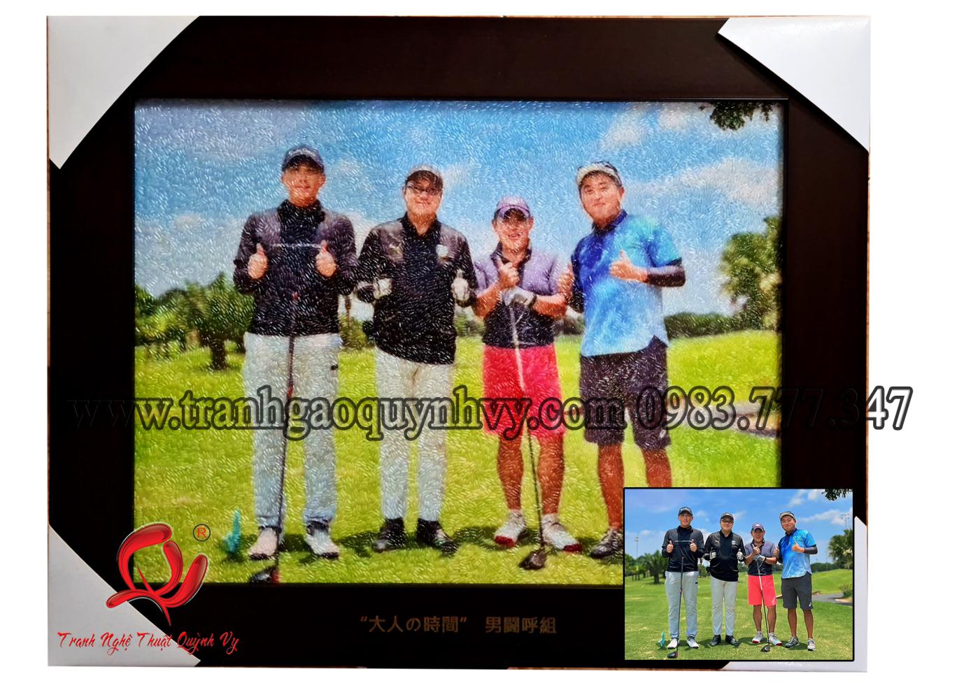 Chân Dung 4 Người 30 x 40
