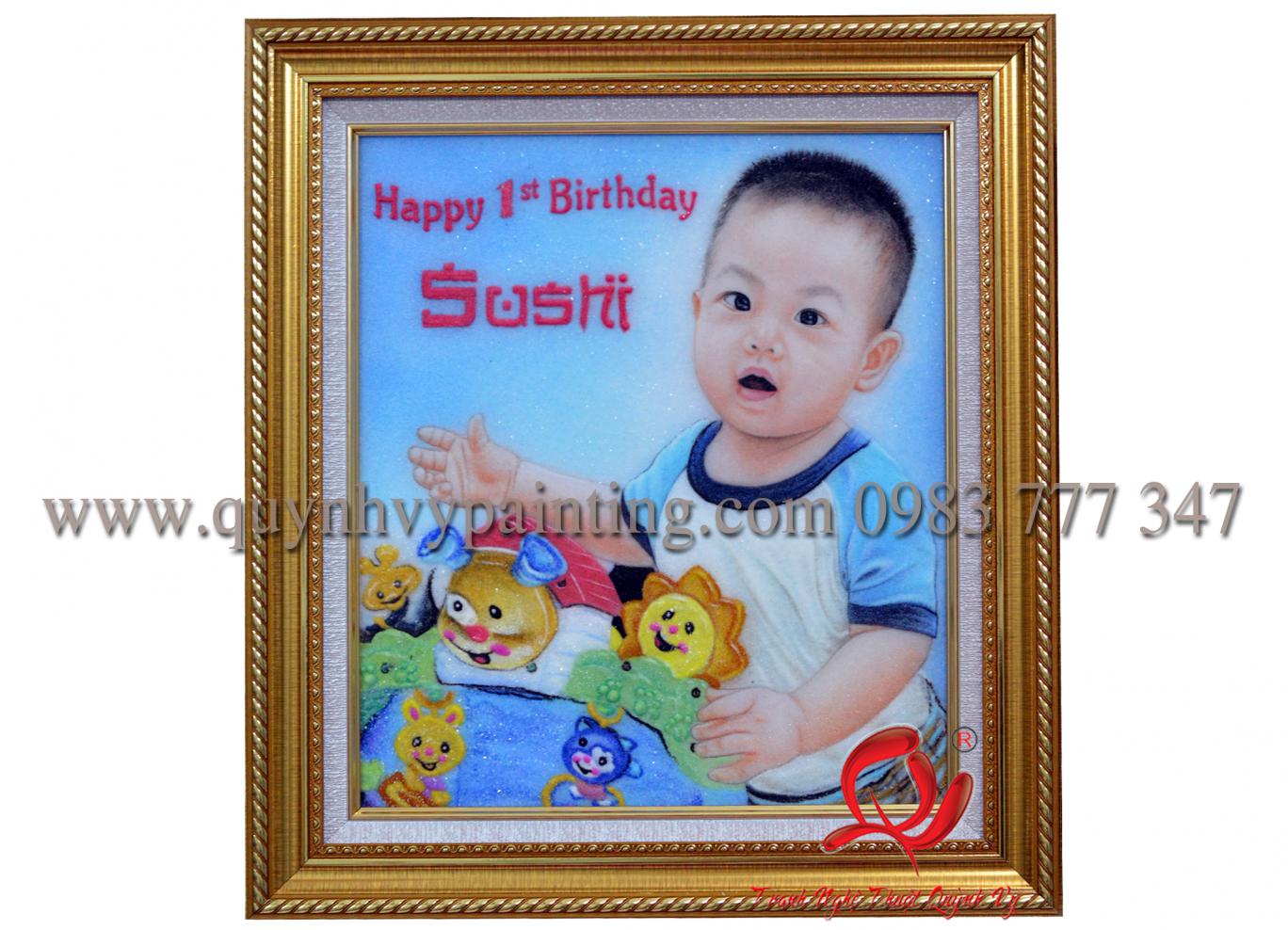 Đá Quý Chân Dung Em Bé
